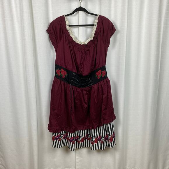 Disney Dress Shop Pirate Redd Midi Dress Sz.3X NWT - Picture 4 of 16
